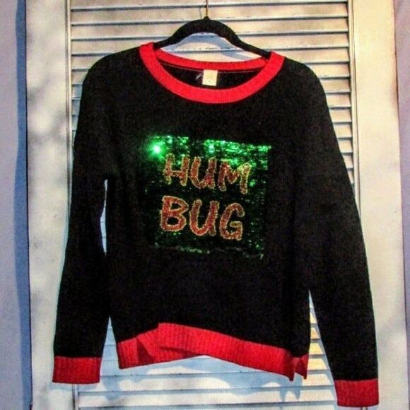 Fashion Ave Knits med Bah Humbug Sweater - Picture 3 of 7